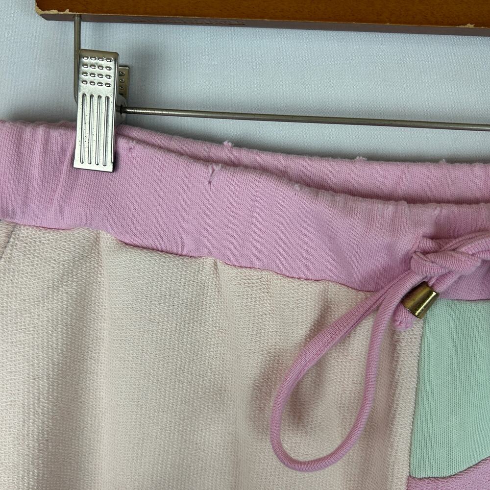 Loveshackfancy Patchwork Jogger Sweatpants Elasti… - image 4